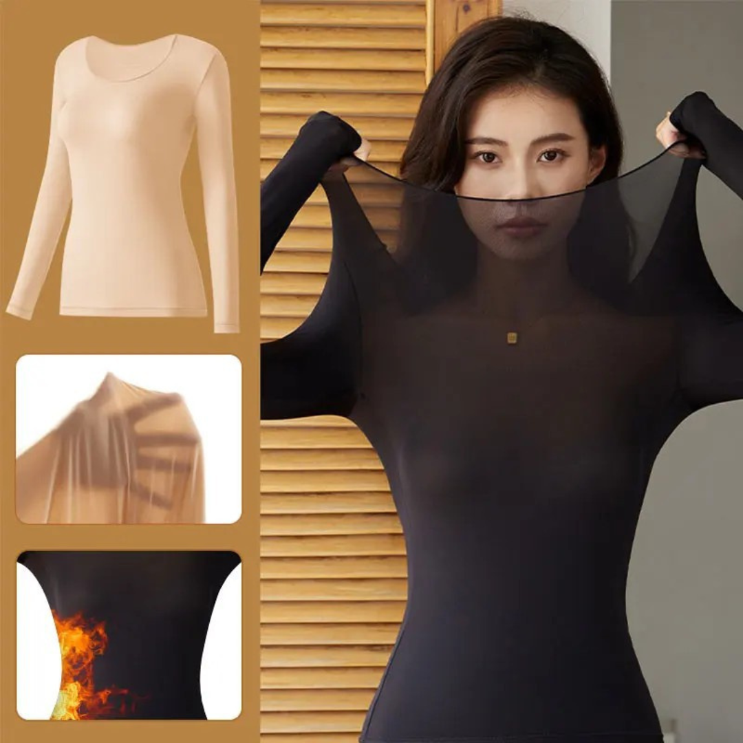 High-quality running version ultra-thin hyaluronic acid skin base 37 degrees constant temperature autumn clothes autumn pants self-heating thermal underwear